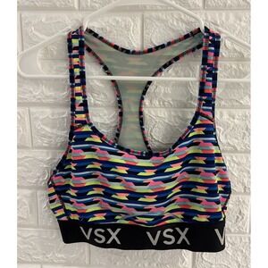 VSX Sport Bra Womens Racerback Geometric‎ Print Size Medium
